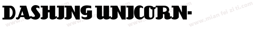 DASHING UNICORN字体转换